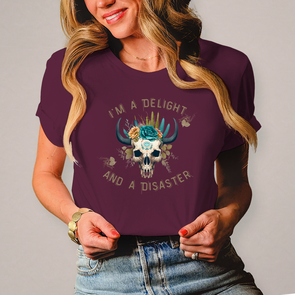 Damen T-Shirt Delight & Disaster