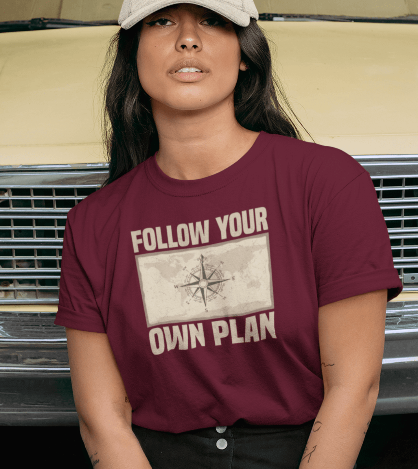 Damen T-Shirt Own plan