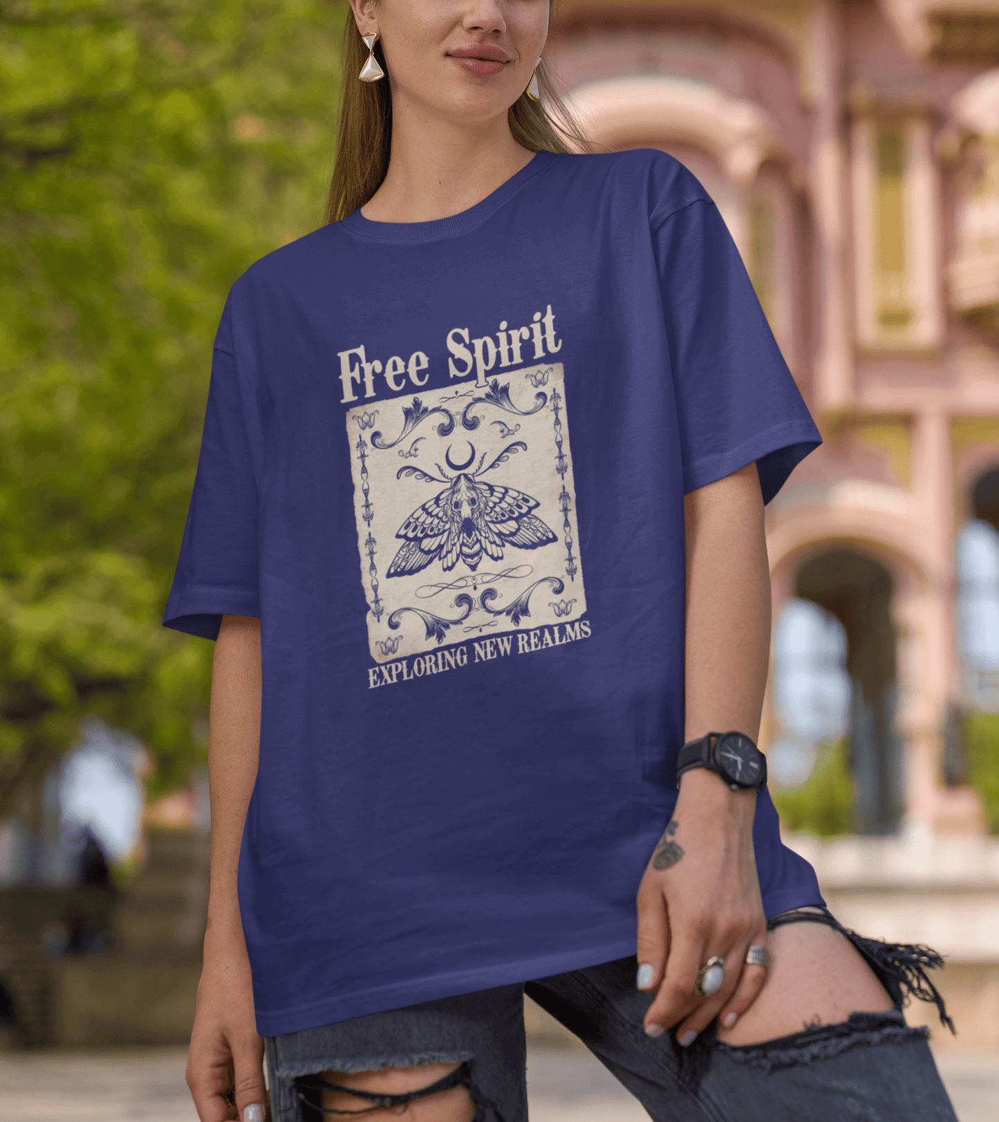 Oversize T-Shirt Free Spirit Motte