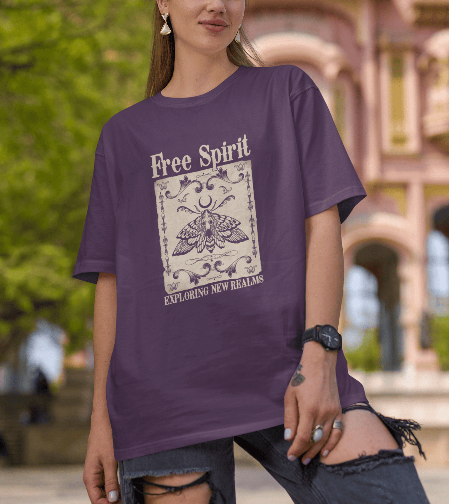 Oversize T-Shirt Free Spirit Motte