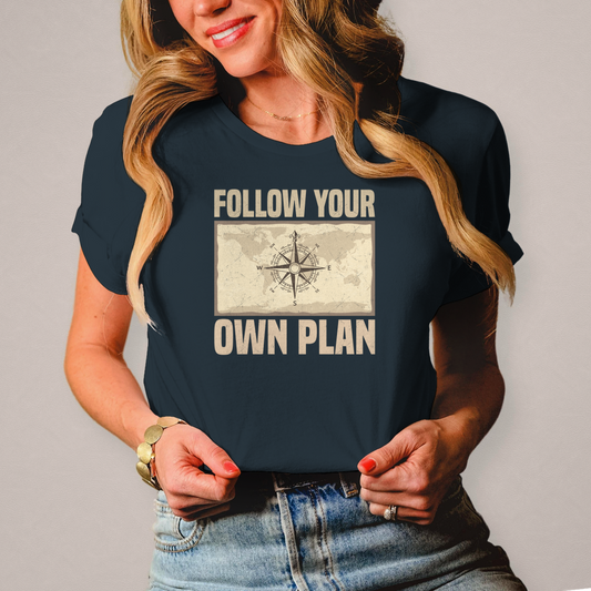 Damen T-Shirt Own plan