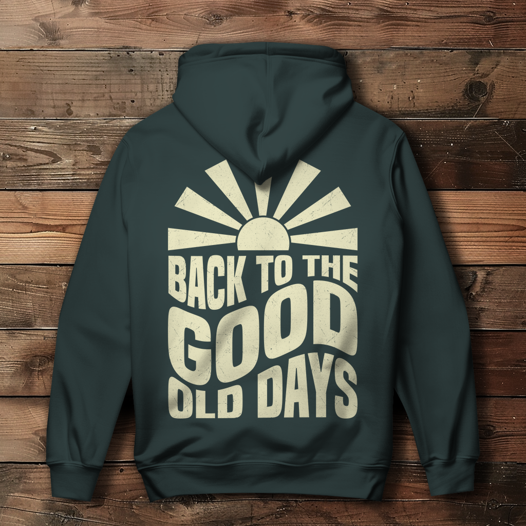 Damen Hoodie Hoodie Back to the good old days