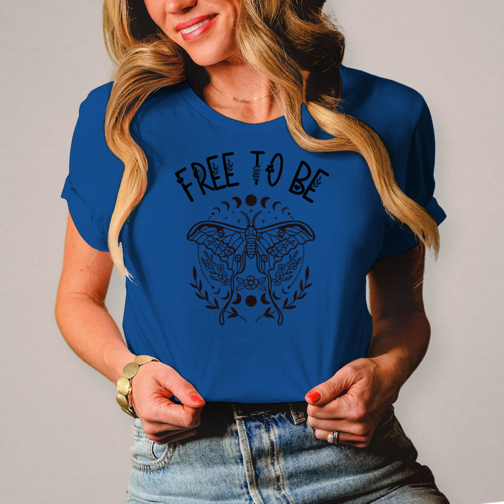 Damen T-Shirt free to be