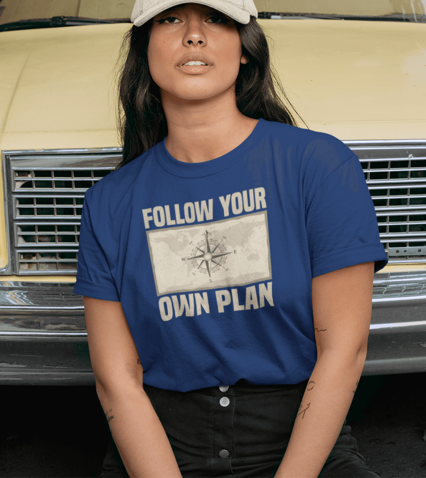 Damen T-Shirt Own plan