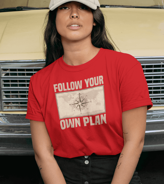 Damen T-Shirt Own plan