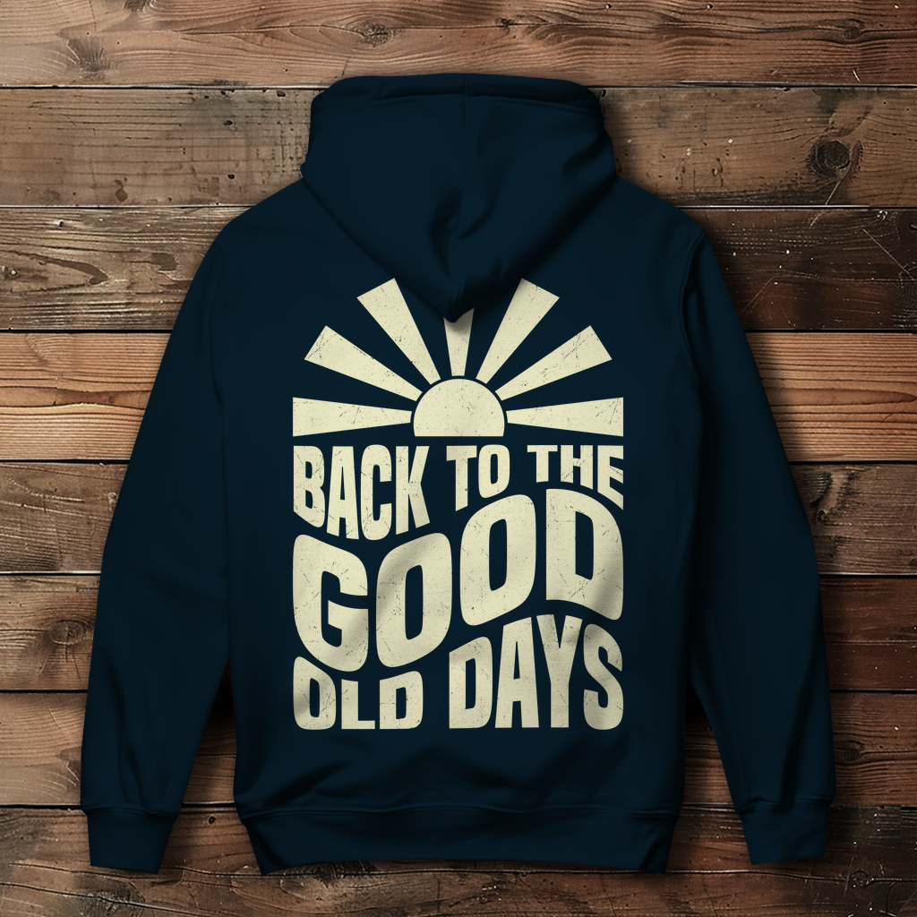 Damen Hoodie Hoodie Back to the good old days