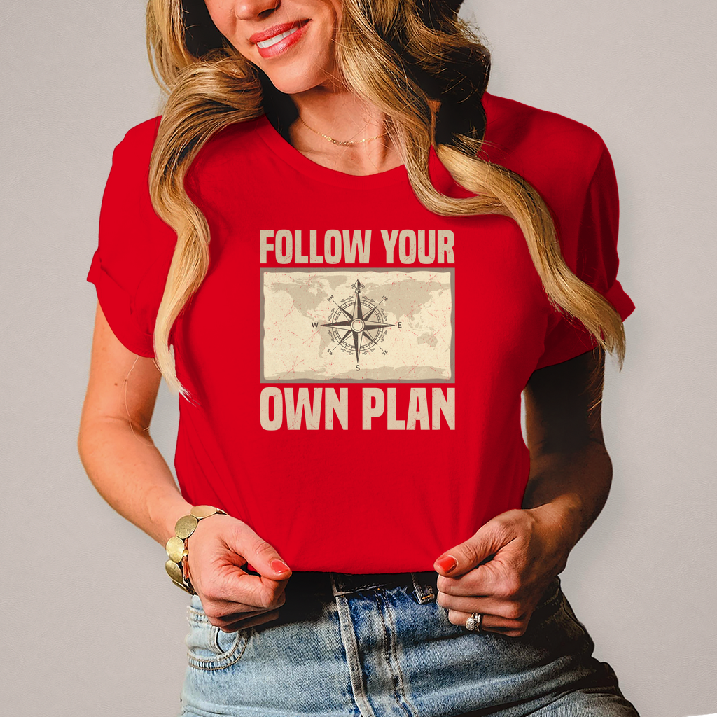 Damen T-Shirt Own plan