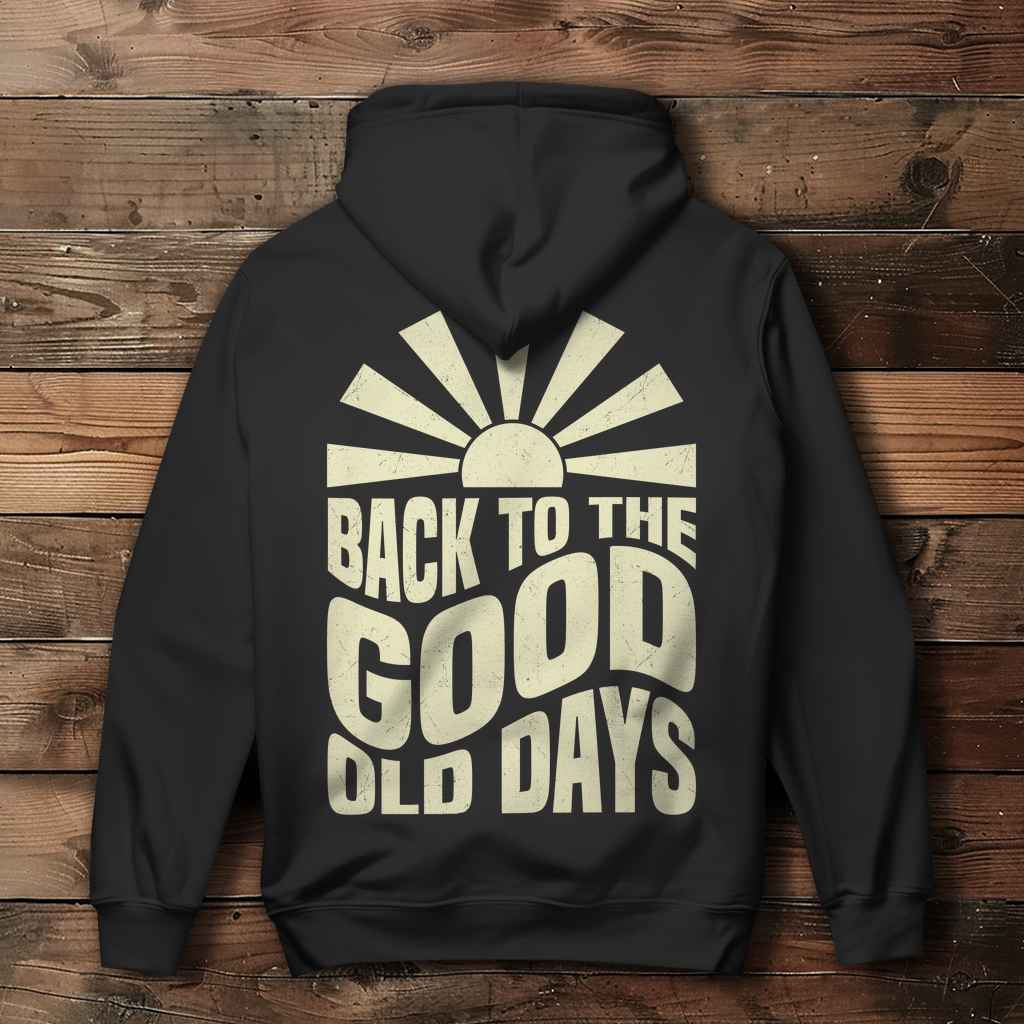 Damen Hoodie Hoodie Back to the good old days