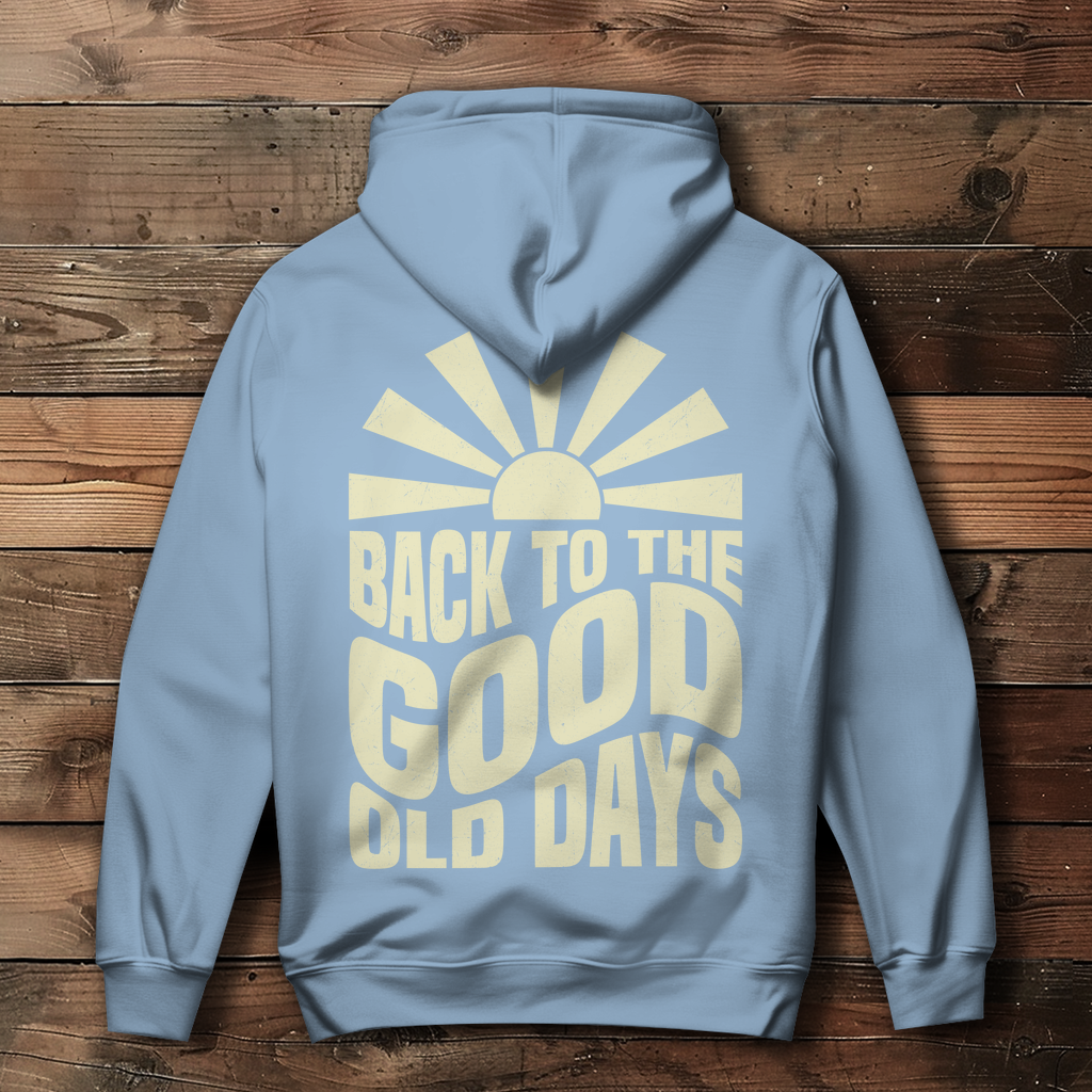 Damen Hoodie Hoodie Back to the good old days