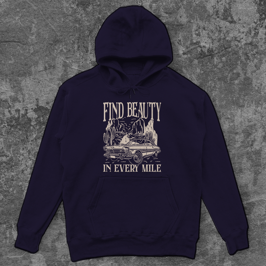 Unisex Oversize Hoodie Hoodie - find beauty in every mile