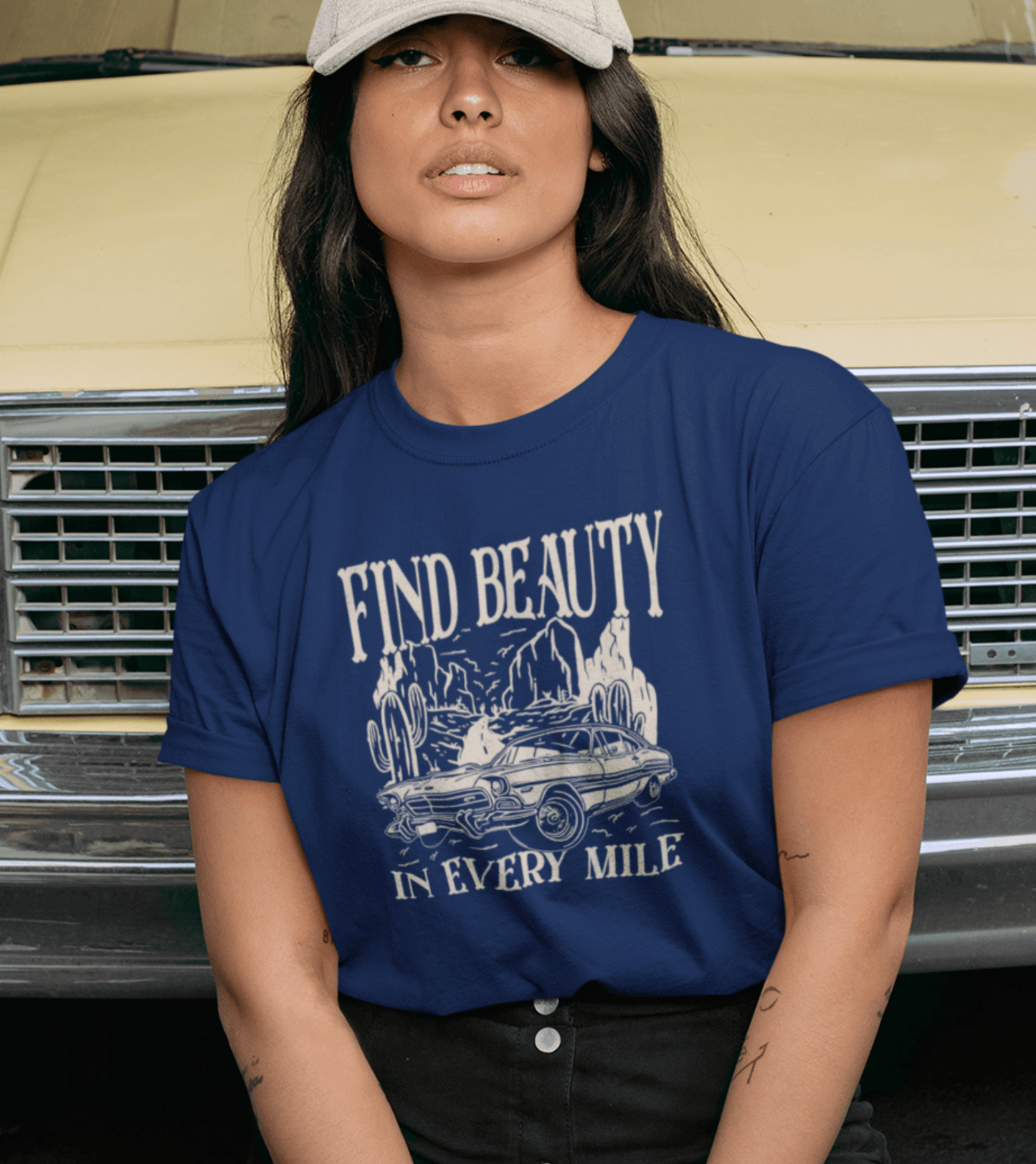 Damen T-Shirt  - find beauty in every mile